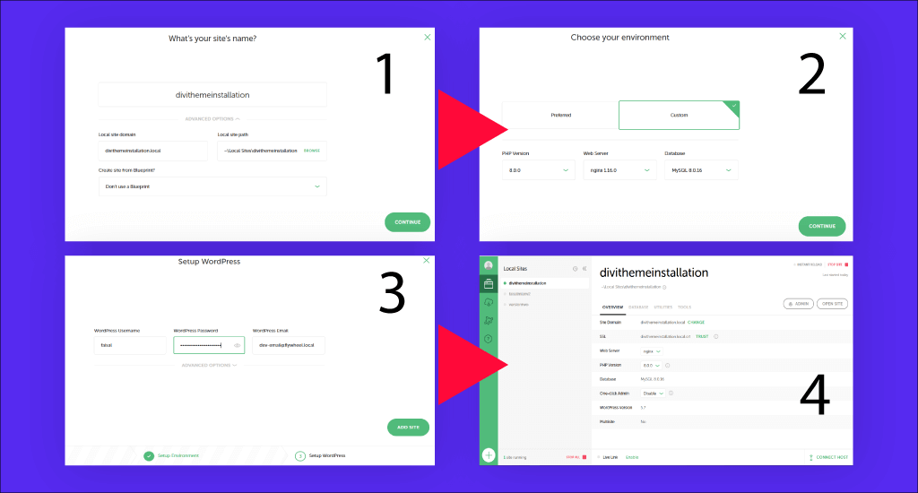 Step-by-step Guide on Creating a Domain and Installing WordPress using Flywheel