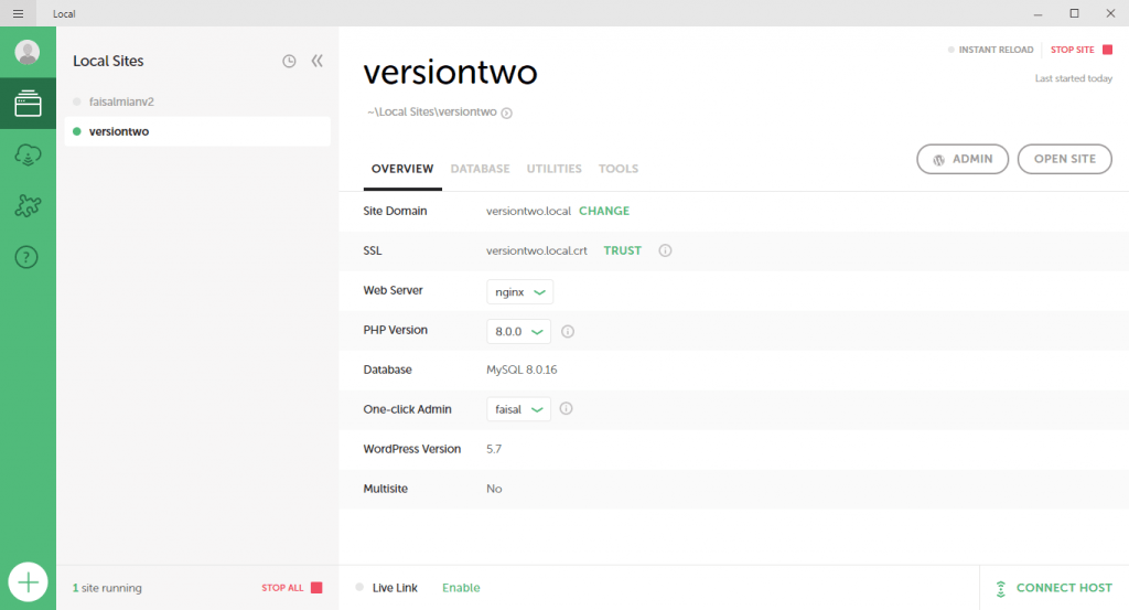 Local Flywheel Dashboard