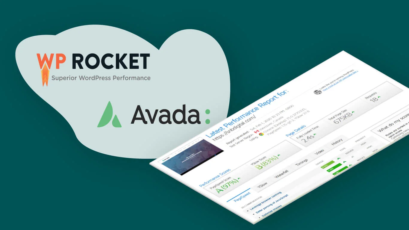 Avada Theme Optimization with the Wp Rocket plugin