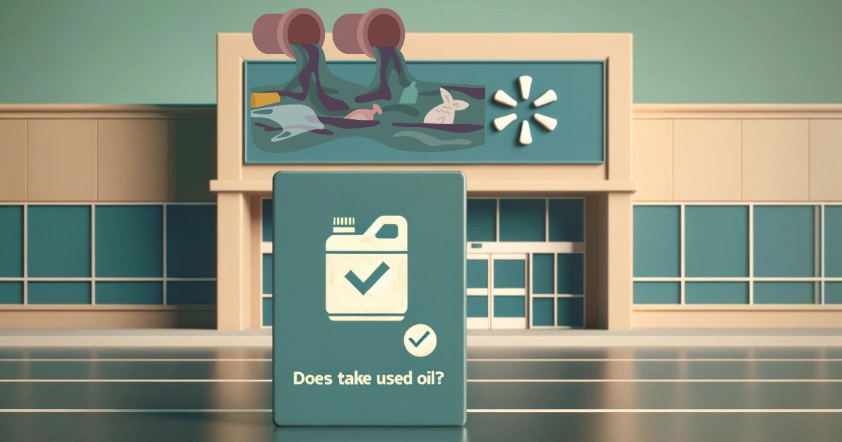 Does Walmart Take Used Oil Yes, Types, Policy, DIY Tips
