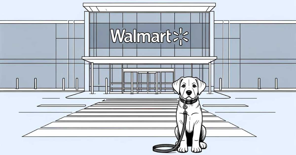 Can I Take My Dog to Walmart Walmart Pet Policy