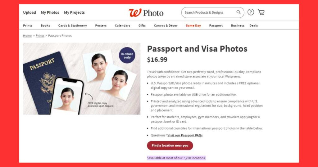 How Much Does it Cost to Get Passport Photos at Walgreens?